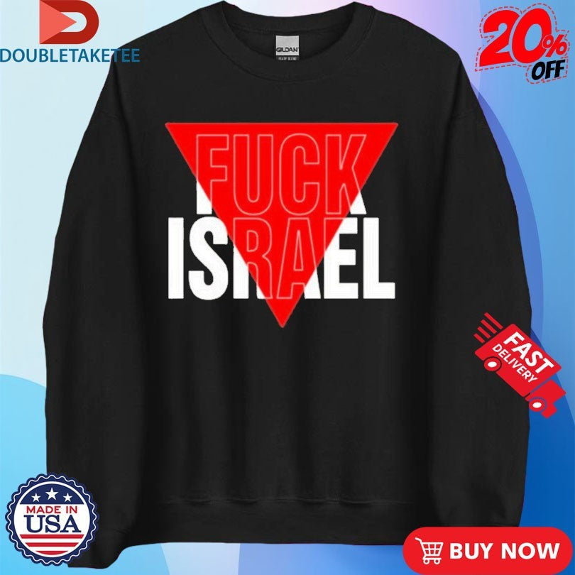 Official Anti Neocon Fuck Israel Red Triangle Shirts