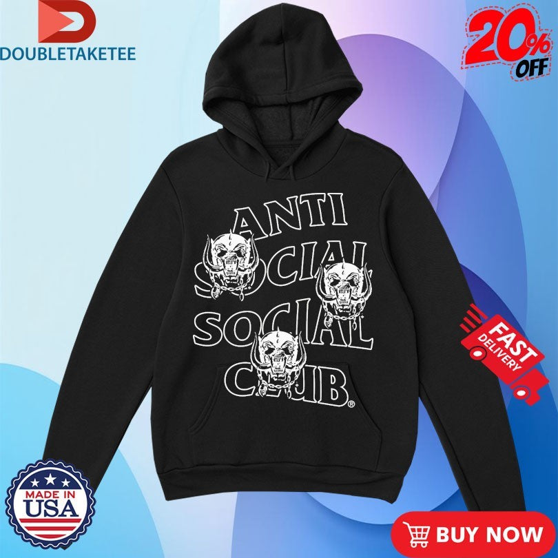 Official Anti Social Social Club X Motörhead Motor Games Shirts