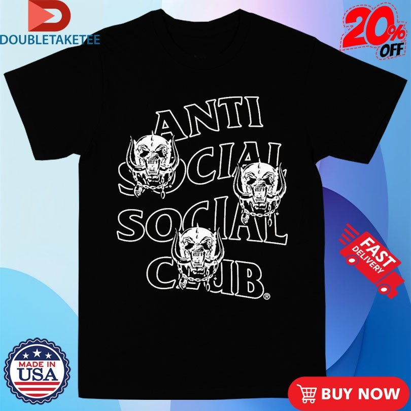 Official Anti Social Social Club X Motörhead Motor Games Shirts