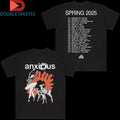 Official Anxious Spring 2025 Tour Dates Dance Lamb Shirts