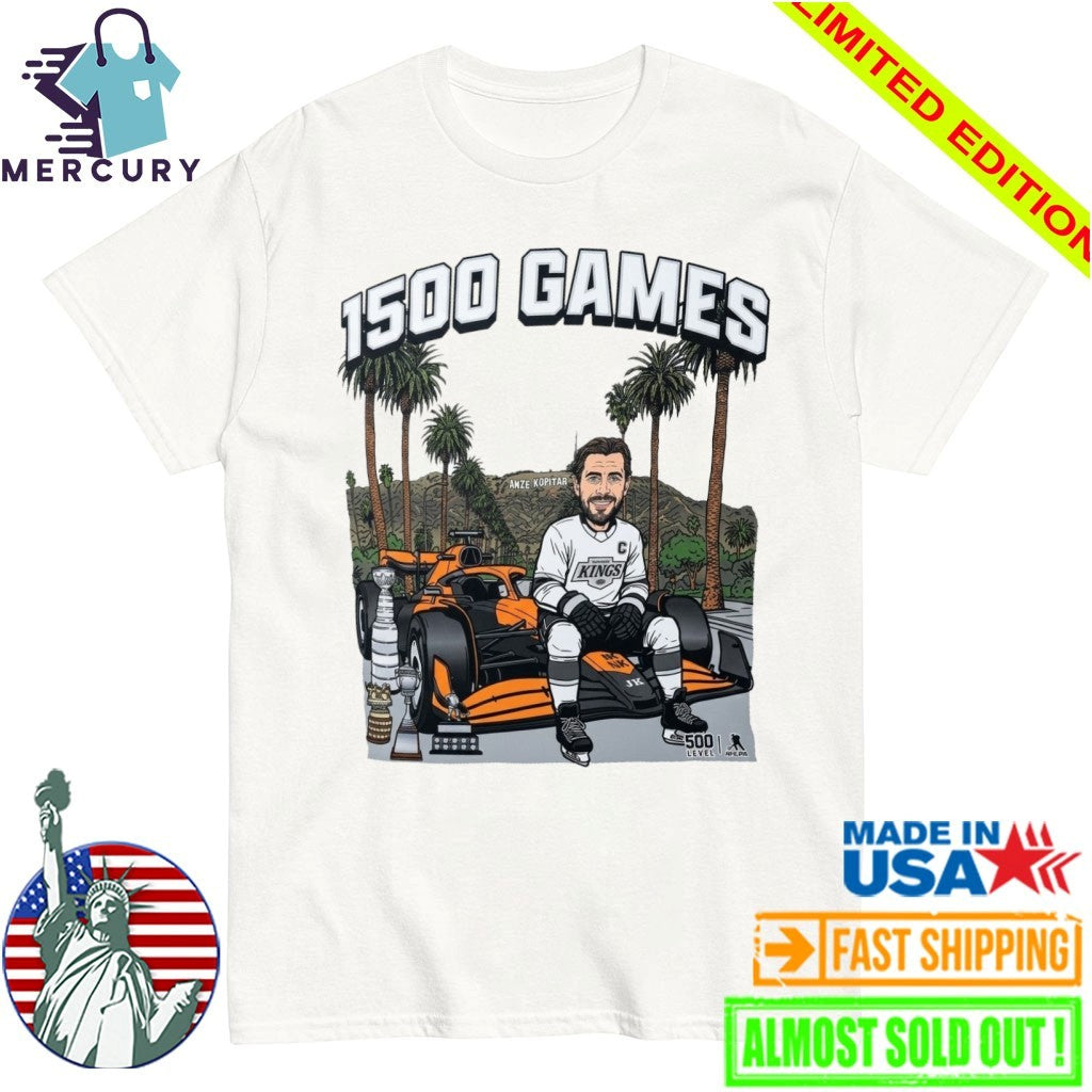 Anze Kopitar 1500 Games Played Shirt
