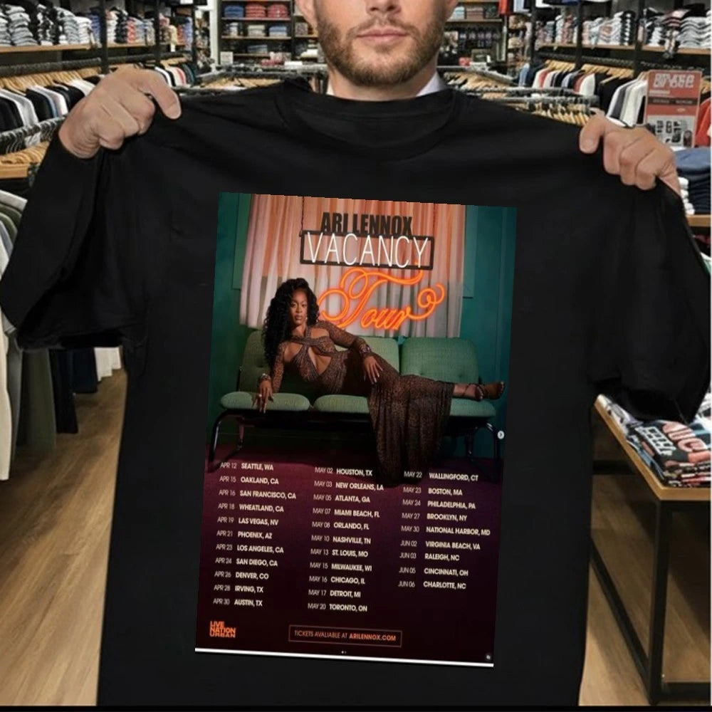Official Ari Lennox Vacancy tour 2026 Poster Shirt