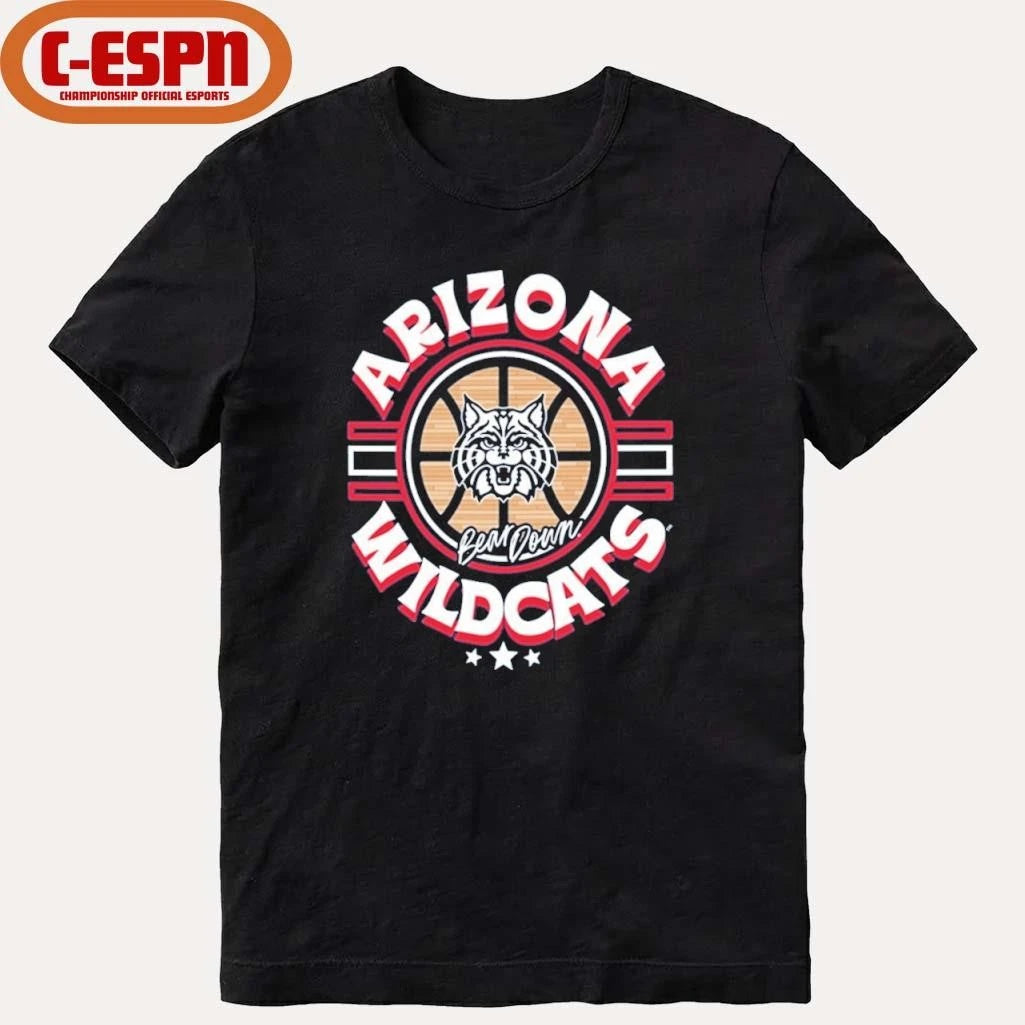 Official Arizona Wildcats Basketball Court Ball Shirt