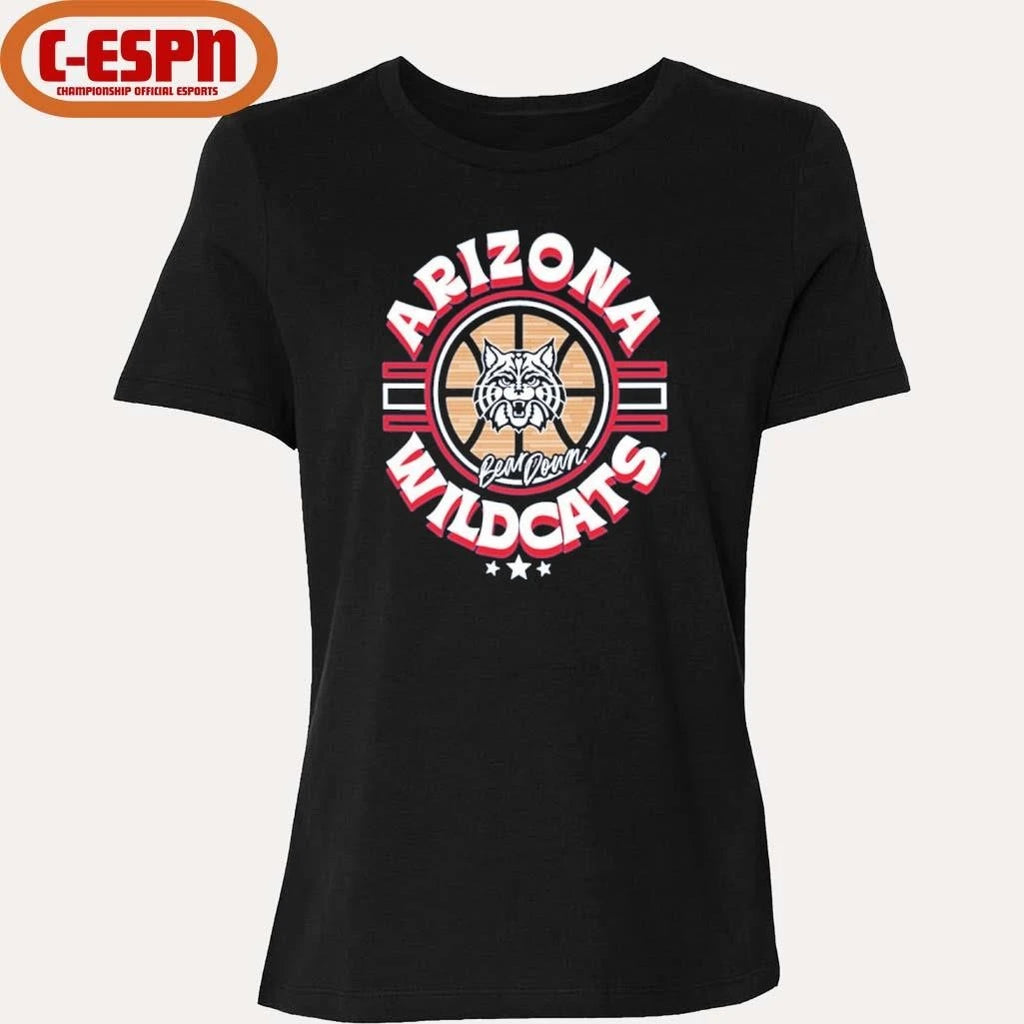 Official Arizona Wildcats Basketball Court Ball Shirt