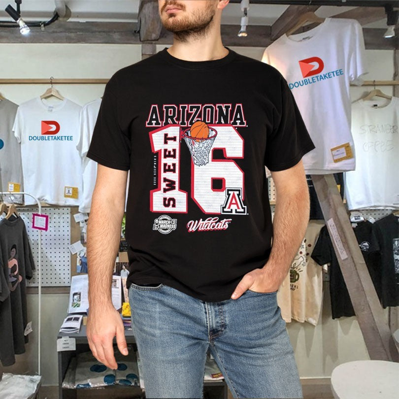 Official Arizona Wildcats MBB NCAA Tournament March Madness Sweet 16 2026 Shirts