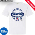Official Arizona Wildcats Men’s Basketball Big 12 Tournament Champions T-Shirt
