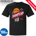 Official Arkansas Men’s Basketball SEC Tournament Champions Basket T-Shirt