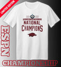 Official Arkansas Razorbacks 2026 NCAA Men’s Indoor Track &amp; Field National Champions T-Shirt