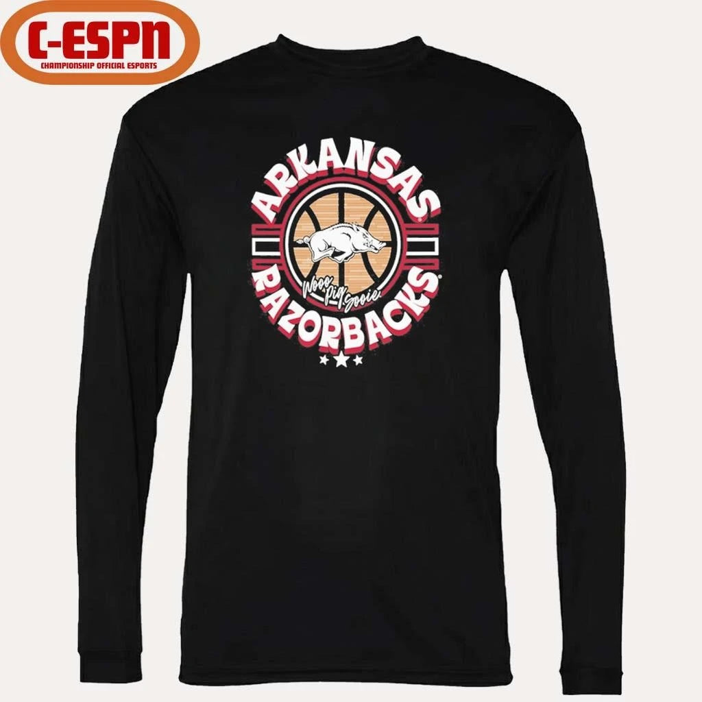 Official Arkansas Razorbacks Basketball Court Ball Shirt