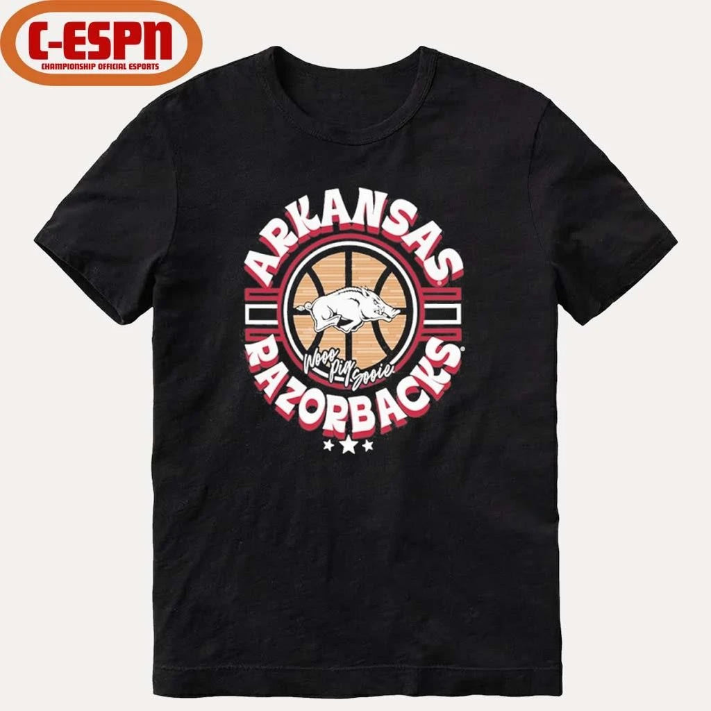 Official Arkansas Razorbacks Basketball Court Ball Shirt