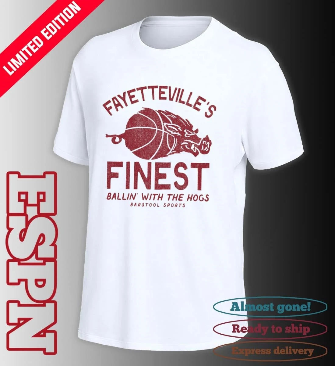 Official Arkansas Razorbacks Basketball Fayetteville’s Finest Shirt