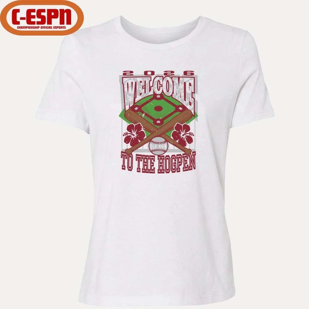 Official Arkansas Razorbacks Welcome To The Hogpen Baseball Shirt