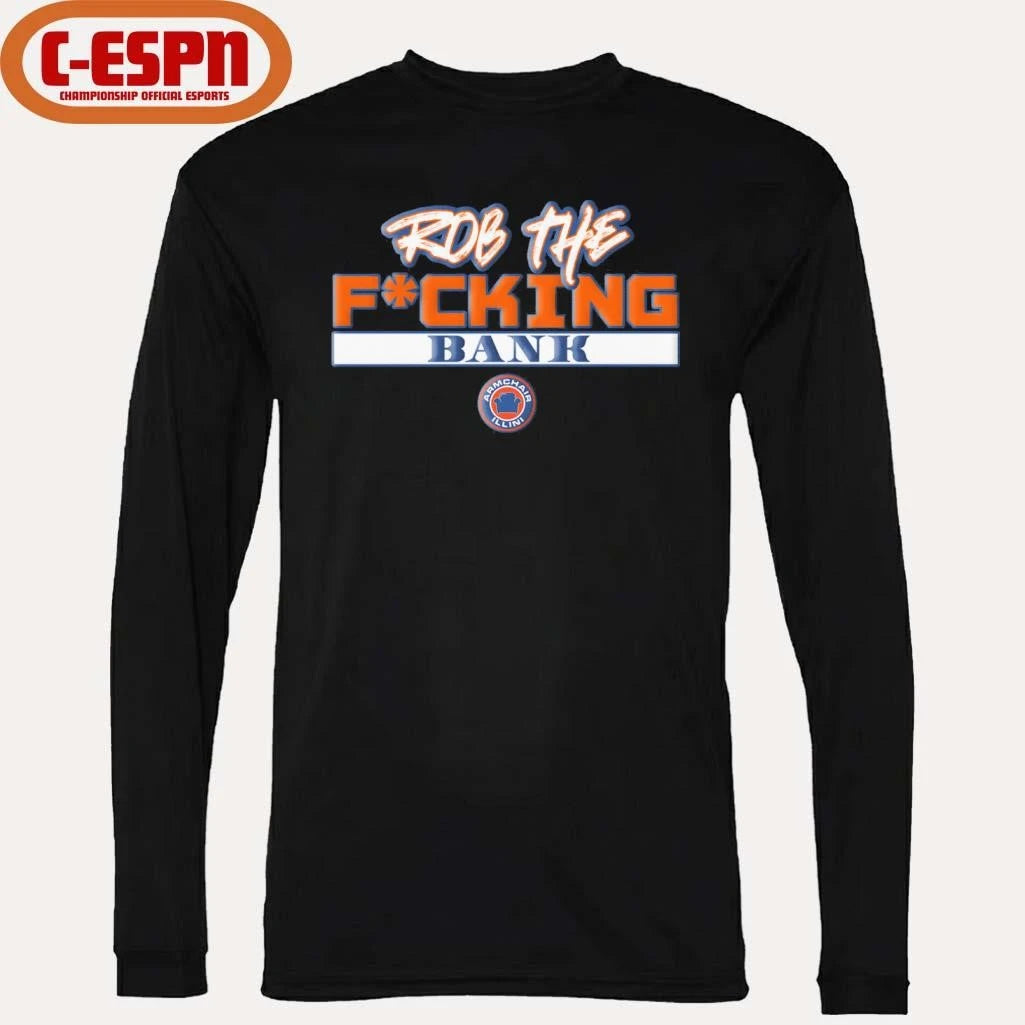 Official Armchair Illini Rob Fucking Bank Shirt