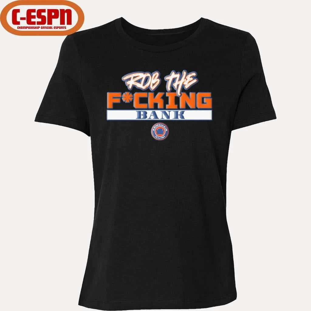 Official Armchair Illini Rob Fucking Bank Shirt