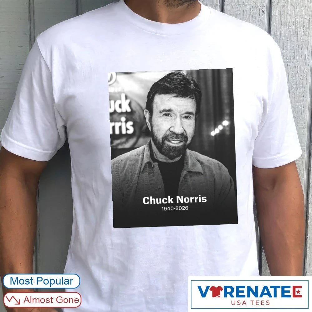 Official Arts Grandmaster And Action Star Chuck Norris 1940 – 2026 T-Shirt
