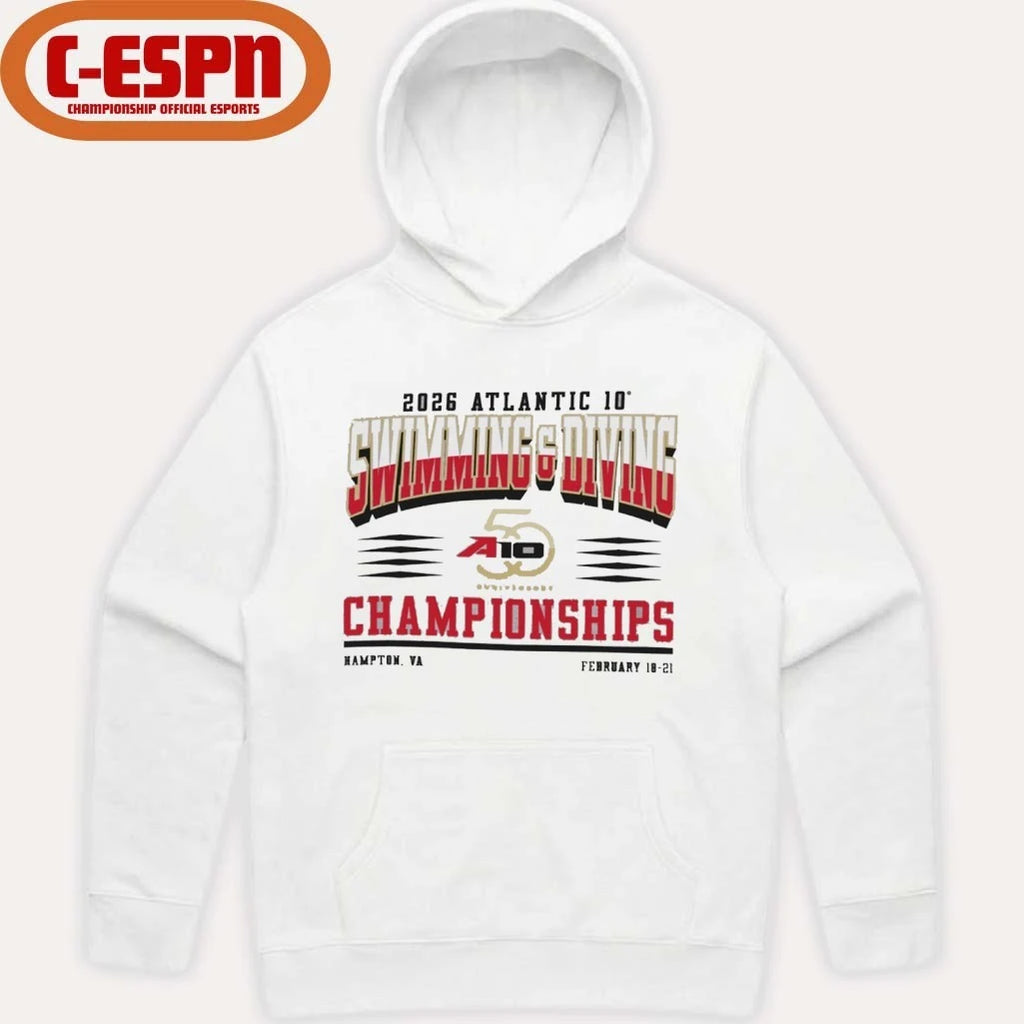 Official Atlantic 10 Swimming &amp; Diving Championships 2026 Shirt
