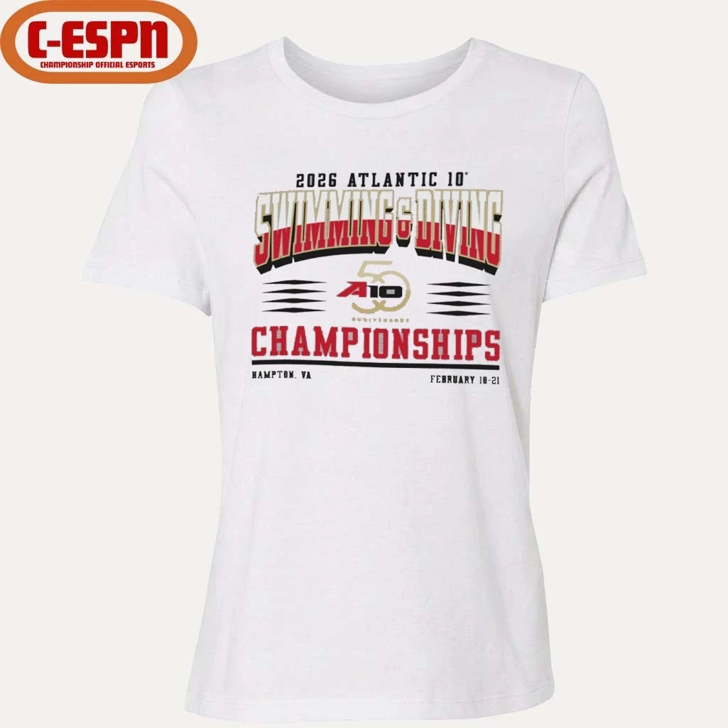 Official Atlantic 10 Swimming &amp; Diving Championships 2026 Shirt