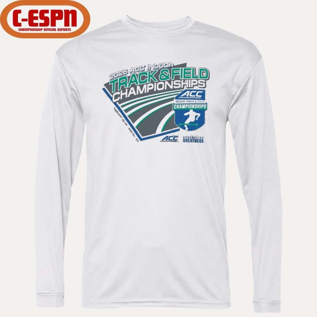 Official Atlantic Coast Conference Men’s &amp; Women’s Indoor Track &amp; Field Championships 2026 Shirt