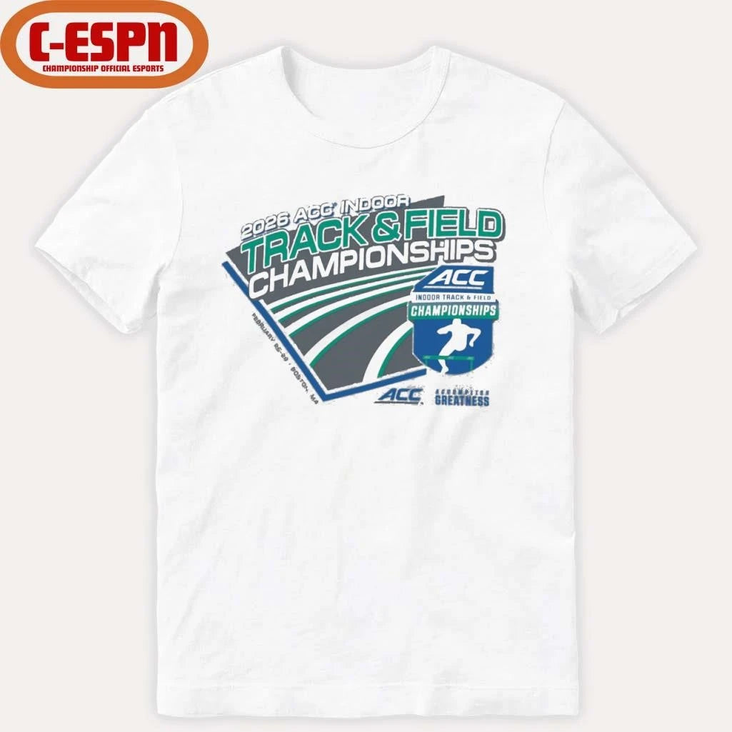 Official Atlantic Coast Conference Men’s &amp; Women’s Indoor Track &amp; Field Championships 2026 Shirt