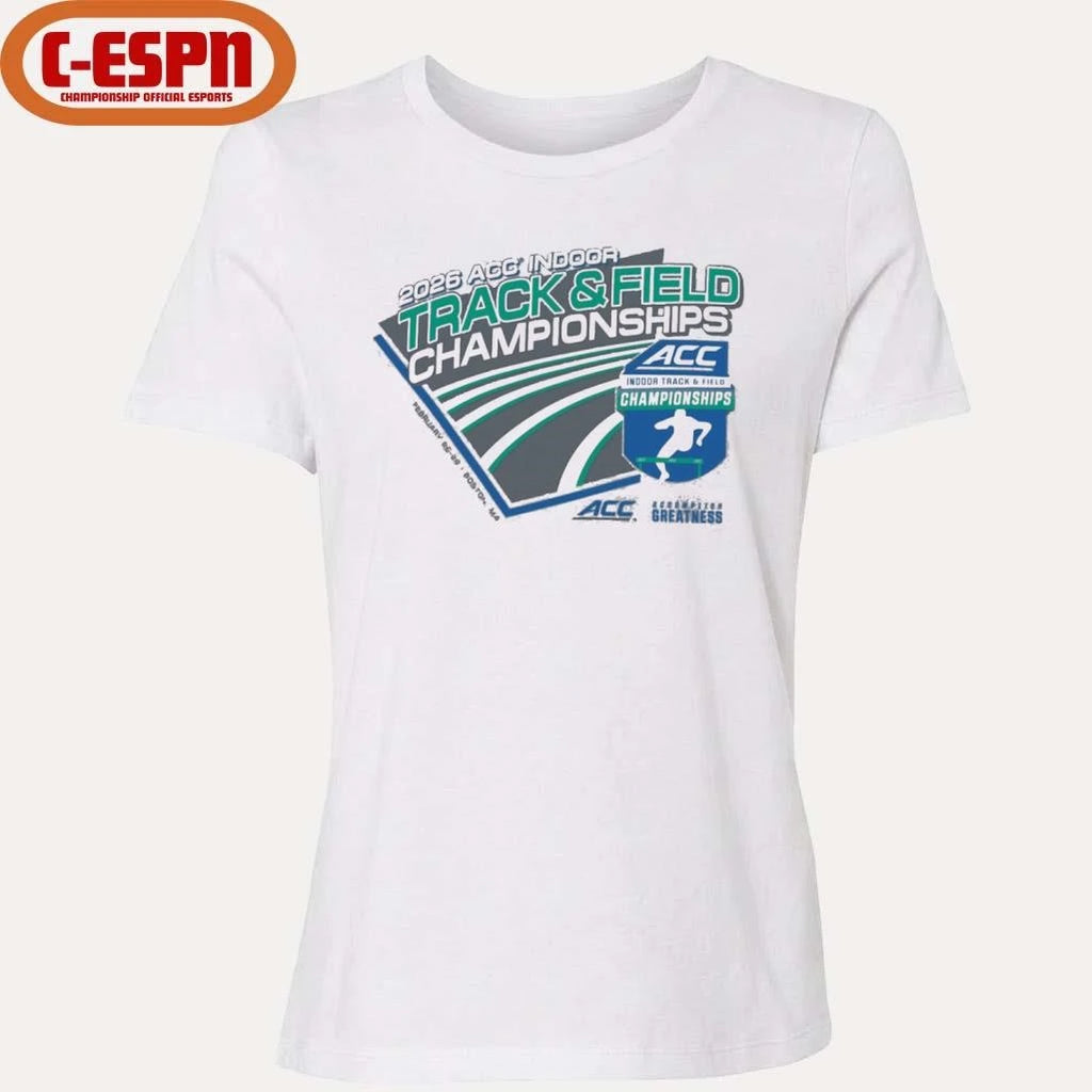 Official Atlantic Coast Conference Men’s &amp; Women’s Indoor Track &amp; Field Championships 2026 Shirt