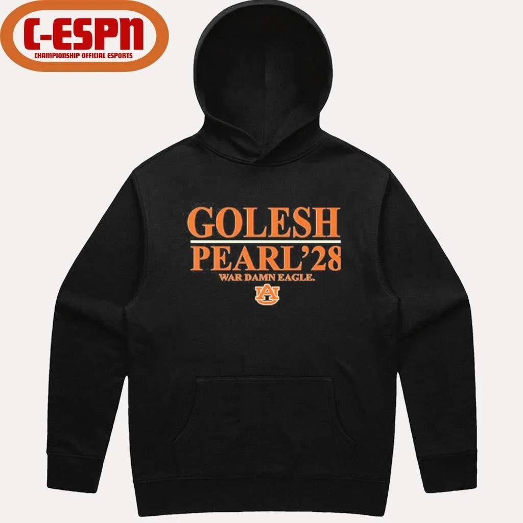 Official Auburn Tigers Golesh Pearl ’28 War Damn Eagle Shirt