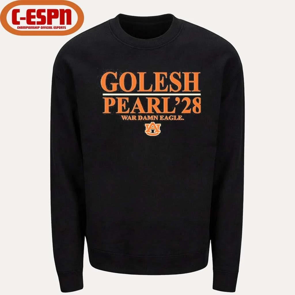 Official Auburn Tigers Golesh Pearl ’28 War Damn Eagle Shirt