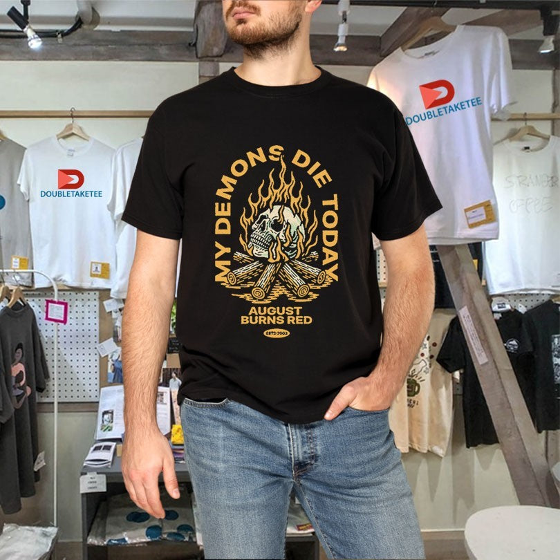Official August Burns Red My Demons Die Today Skull Shirts