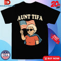 Official Aunt Tifa American Flag Shirts