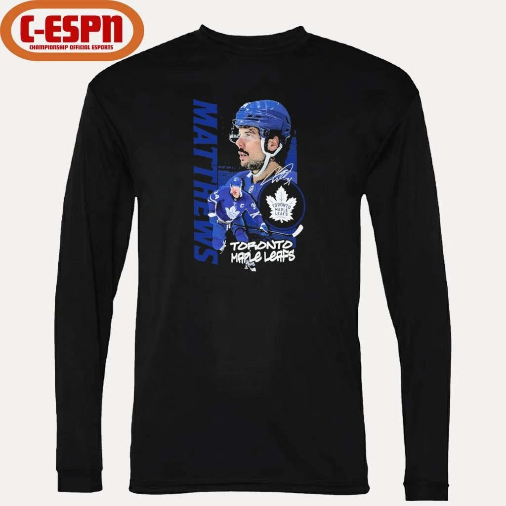 Official Auston Matthews Toronto Maple Leafs Vintage Playmaker T-Shirt
