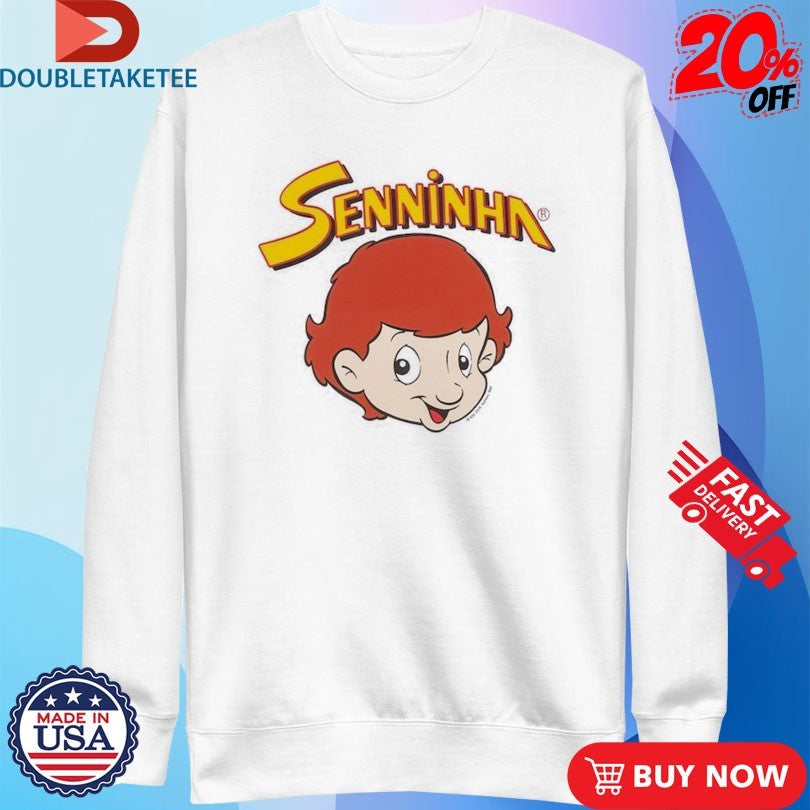 Official Ayrton Senna Senninha Head Shirts