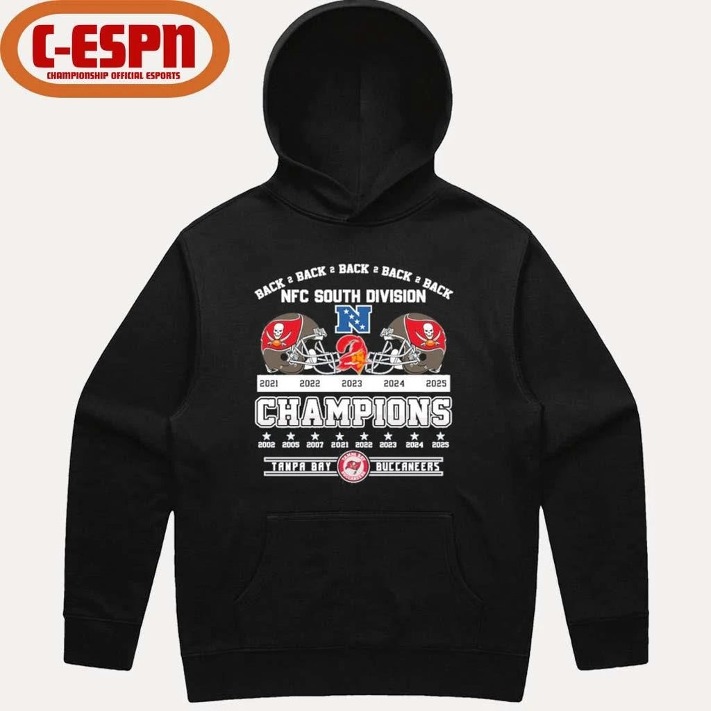 Official B2B2B2B2B NFC South Champions Tampa Bay Buccaneers Shirt