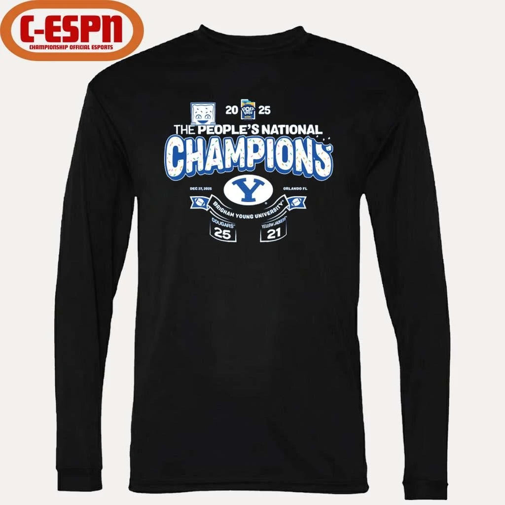 Official BYU 2025 Pop-tarts Bowl The People’s National Champions Shirt