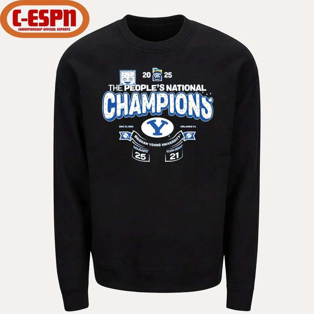 Official BYU 2025 Pop-tarts Bowl The People’s National Champions Shirt