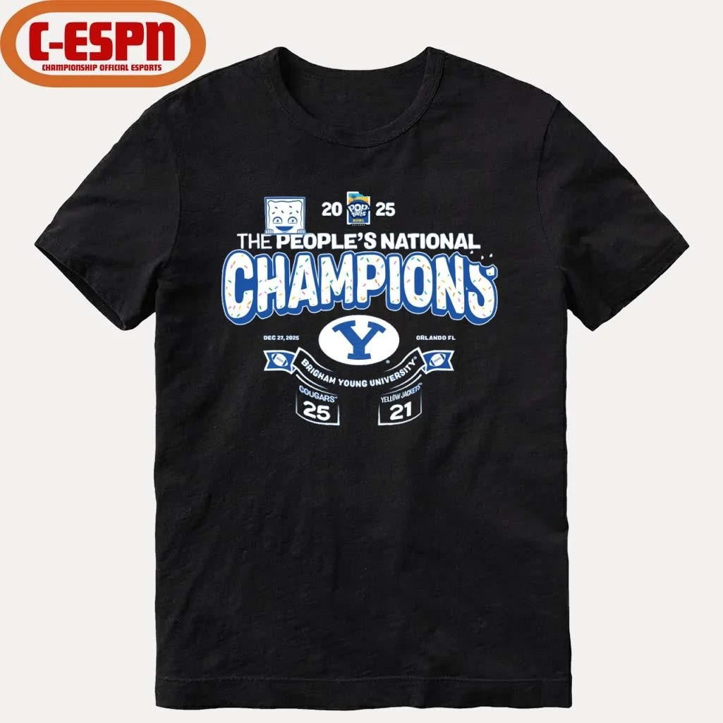 Official BYU 2025 Pop-tarts Bowl The People’s National Champions Shirt