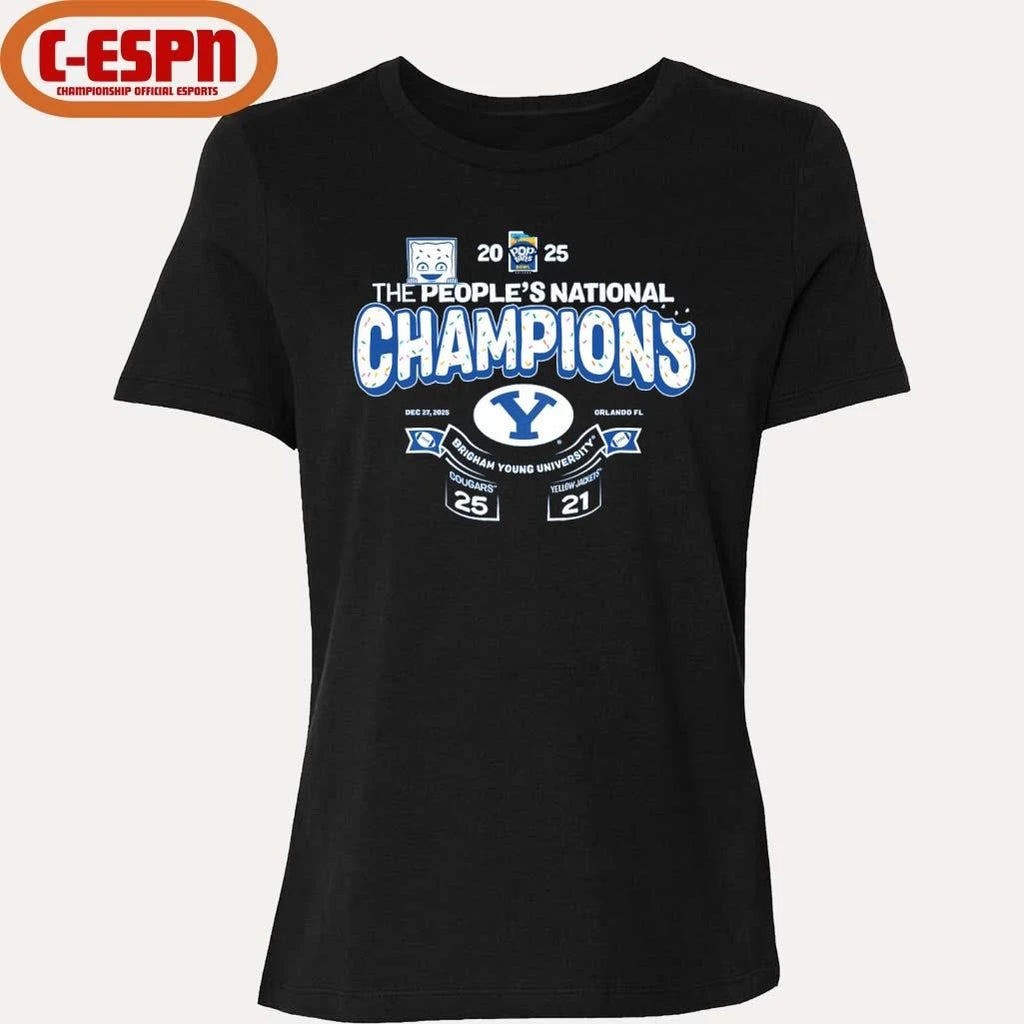 Official BYU 2025 Pop-tarts Bowl The People’s National Champions Shirt