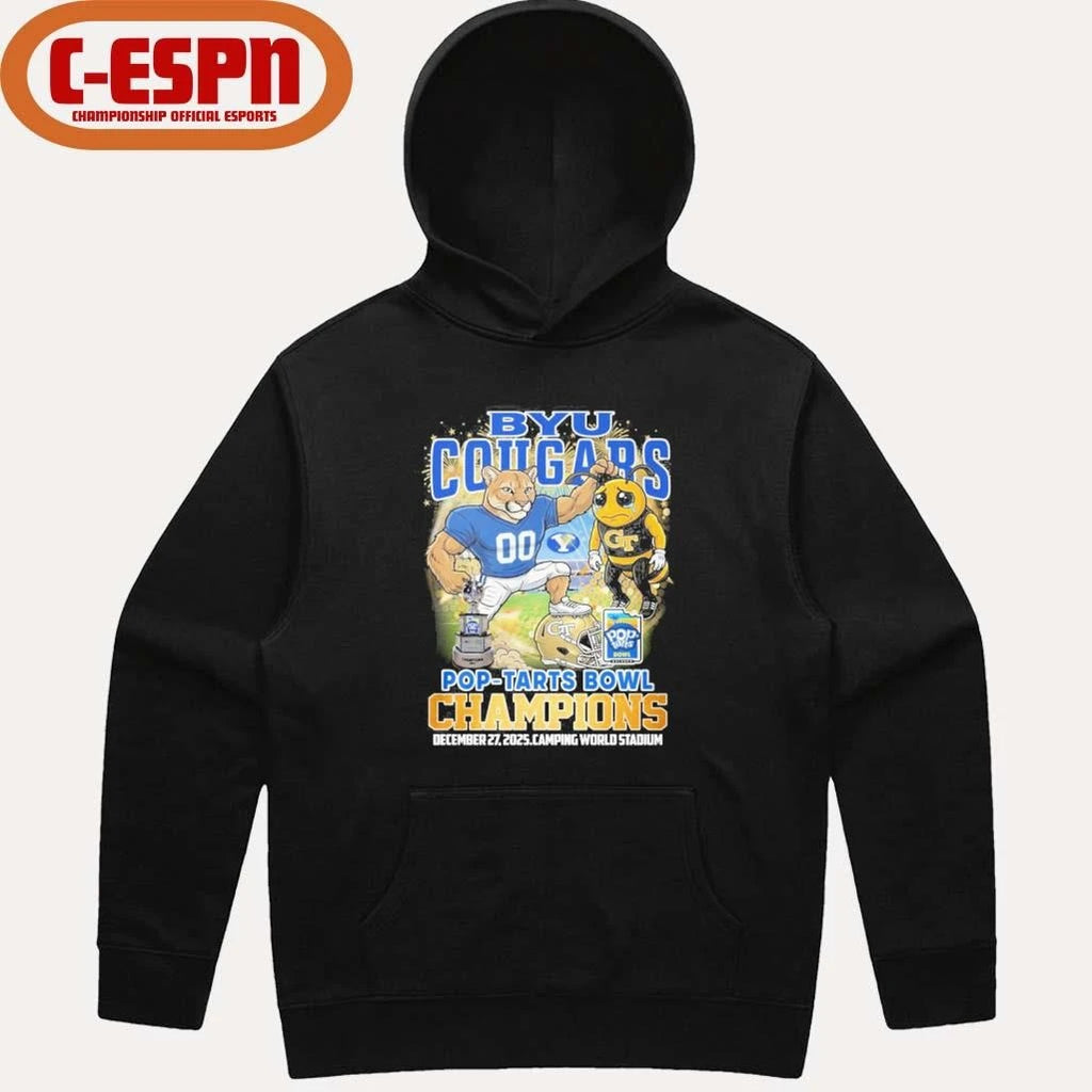 Official BYU Cougars Mascot Pop-Tarts Bowl Champions Shirt