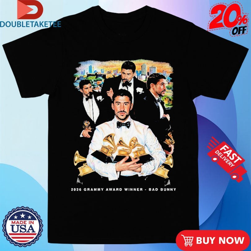 Official Bad Bunny 2026 Grammy Award Winner Album Of The Year Shirts