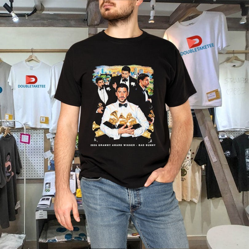 Official Bad Bunny 2026 Grammy Award Winner Album Of The Year Shirts