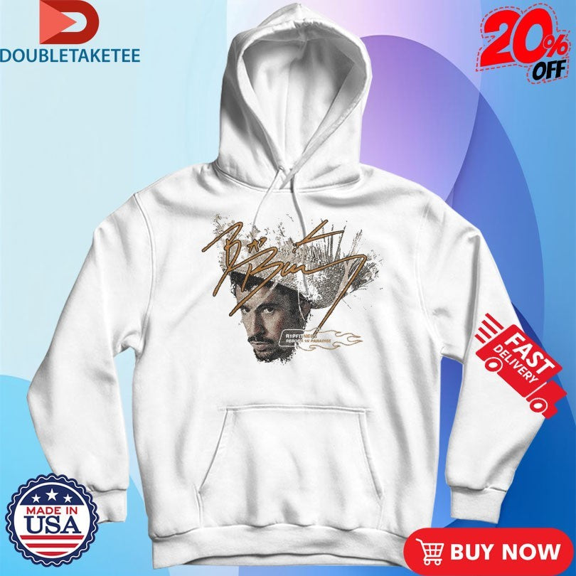 Official Bad Bunny Reborn In Paradise R1pfitness Shirts