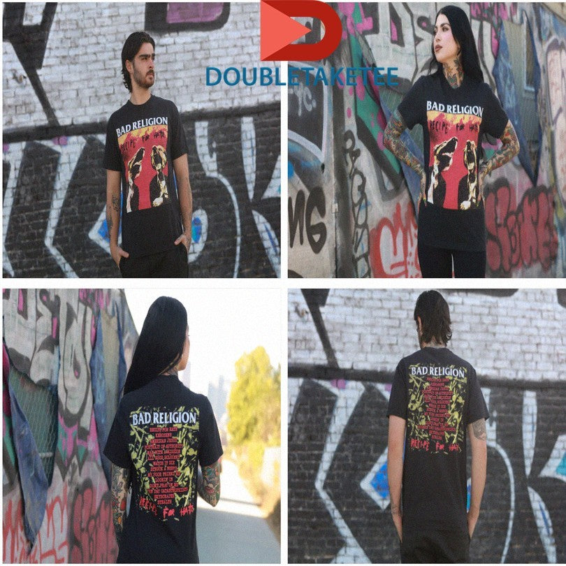 Official Bad Religion Recipe For Hate TrackList Shirts