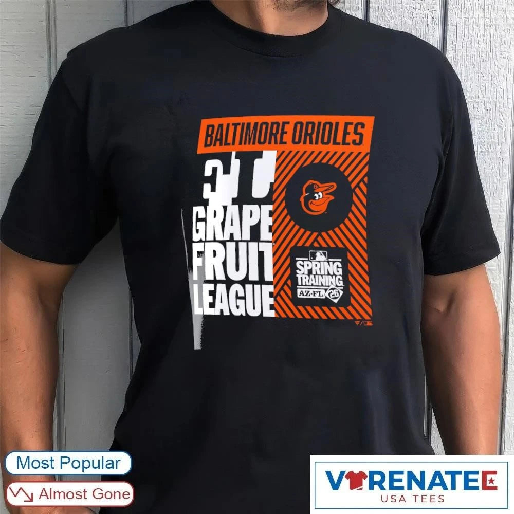 Official Baltimore Orioles 2026 Grapefruit League Spring Training True Icon T-Shirt