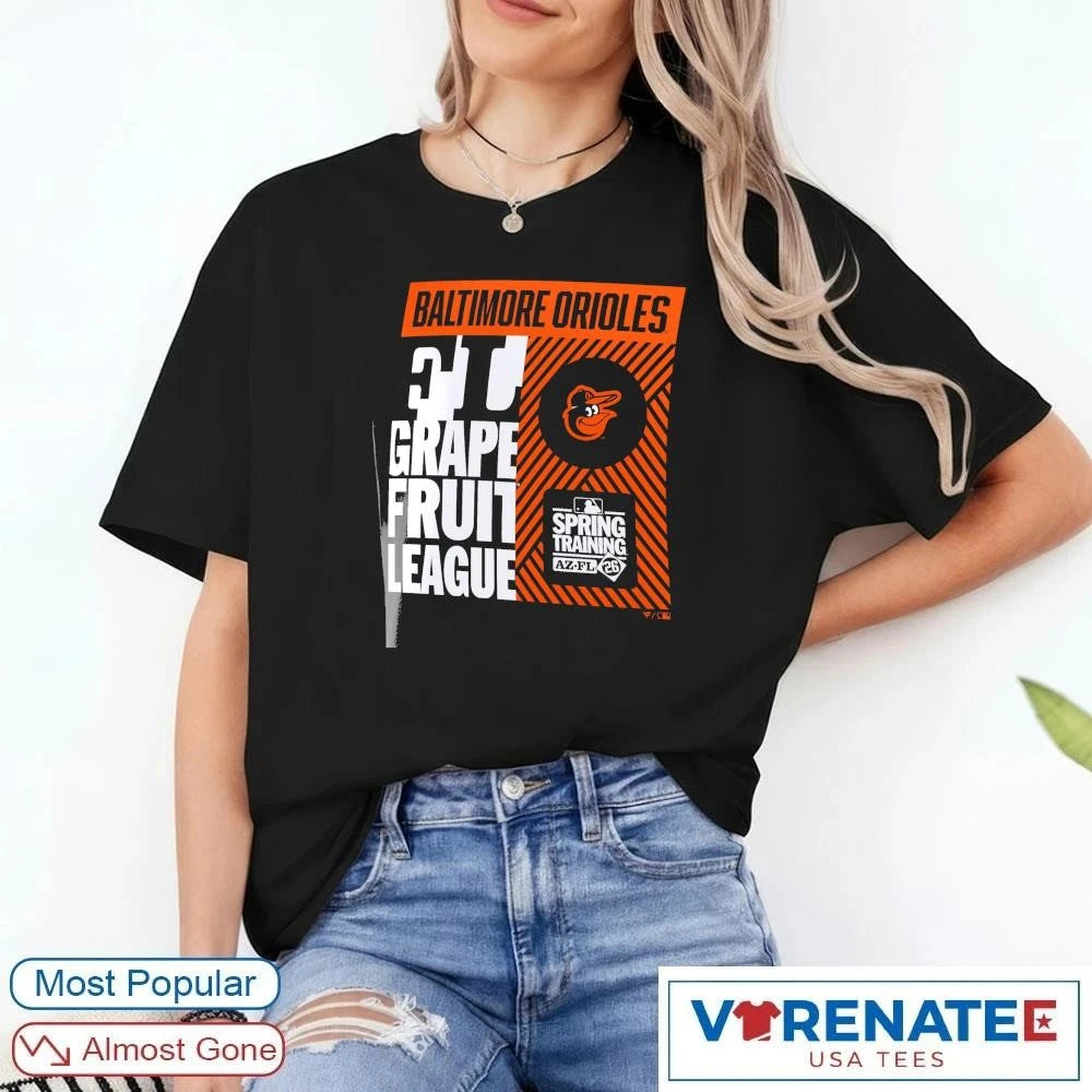 Official Baltimore Orioles 2026 Grapefruit League Spring Training True Icon T-Shirt