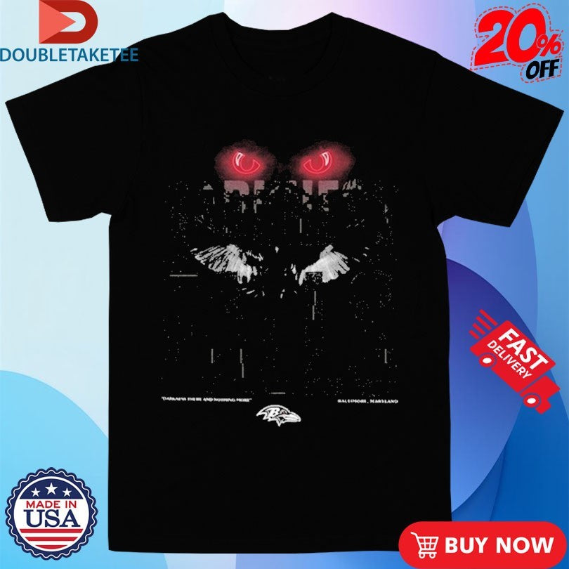 Official Baltimore Ravens Darkness Falls Eyes Shirts