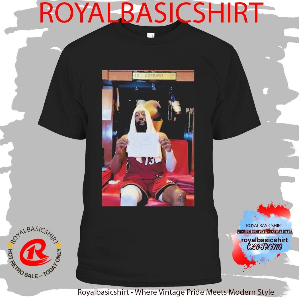 Official Bam Adebayo 500 Level Miami HEAT 83 Points Moments Shirt