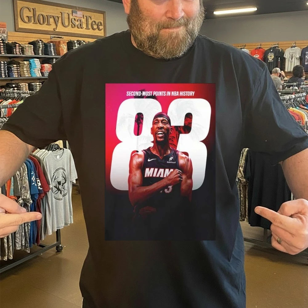 Official Bam Adebayo Miami Heat 83 Points Second Most Points In NBA History Shirt