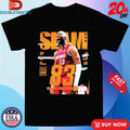 Official Bam Adebayo Miami Heat On The Cover Of Slam 261 83 Points Forever Stamped In History Orange Metal Shirts