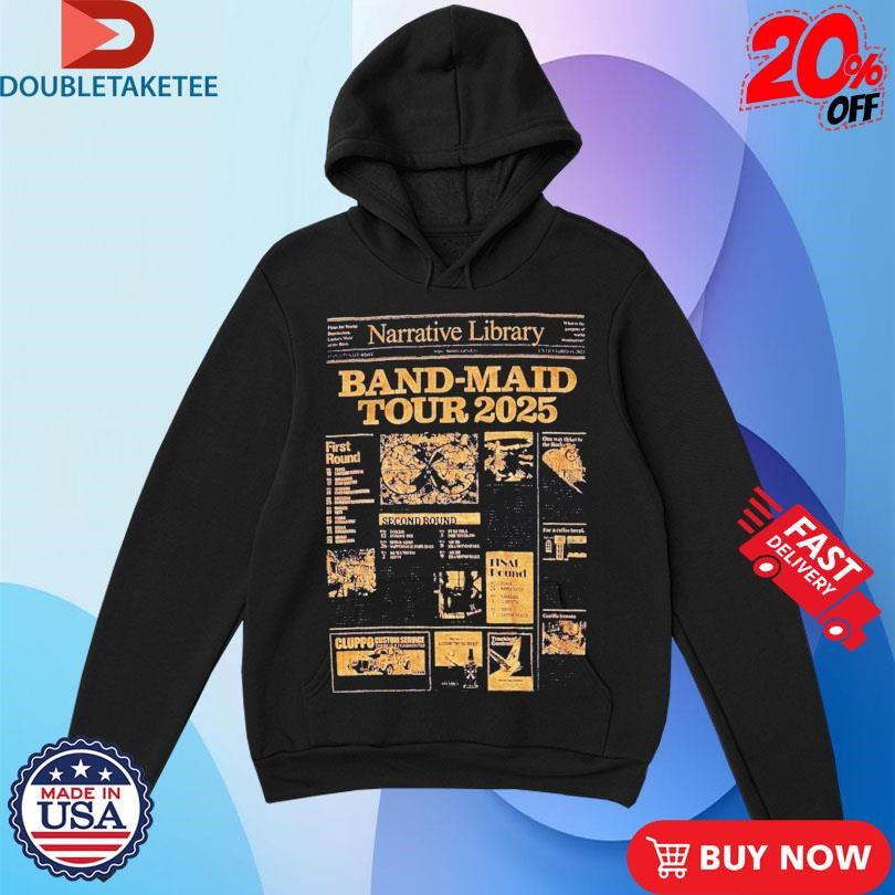 Official Band-Maid Tour 2025 Shirts