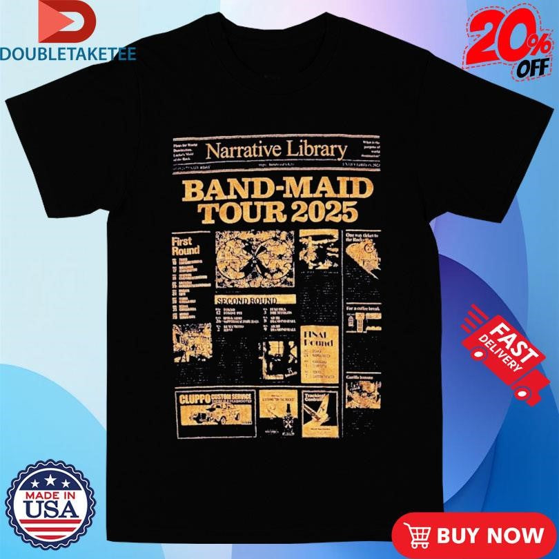 Official Band-Maid Tour 2025 Shirts