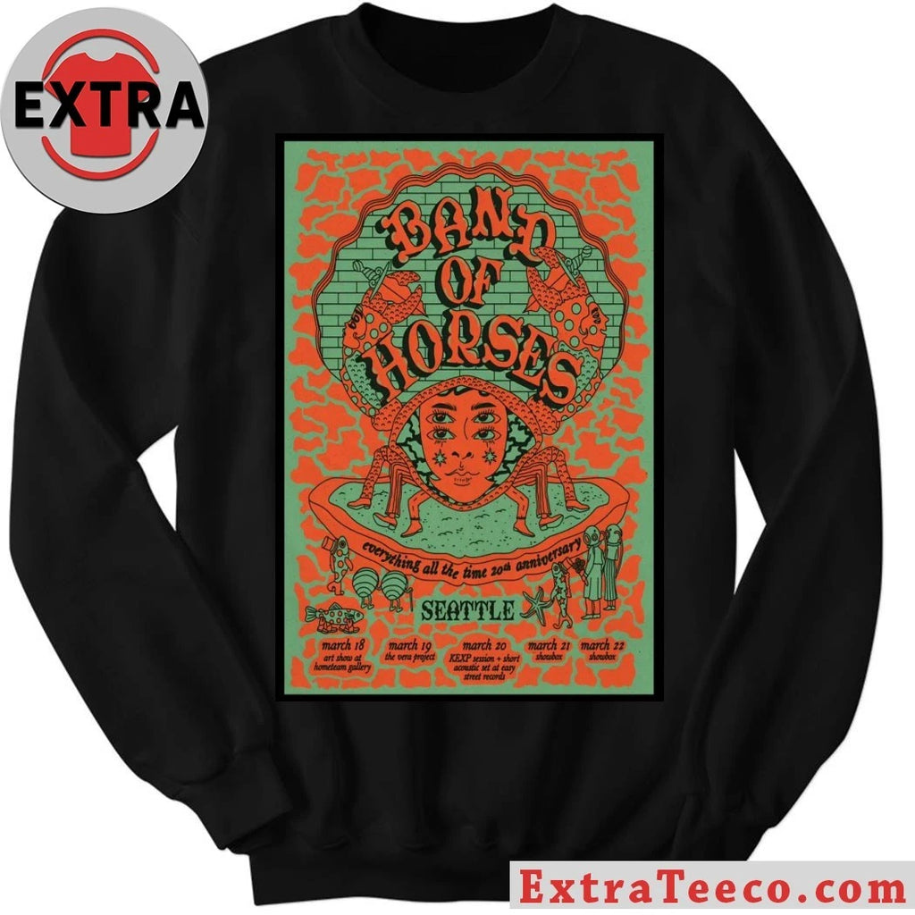 Official Band Of Horses Seattle WA 3-18 3-22-2026 Poster T-Shirt