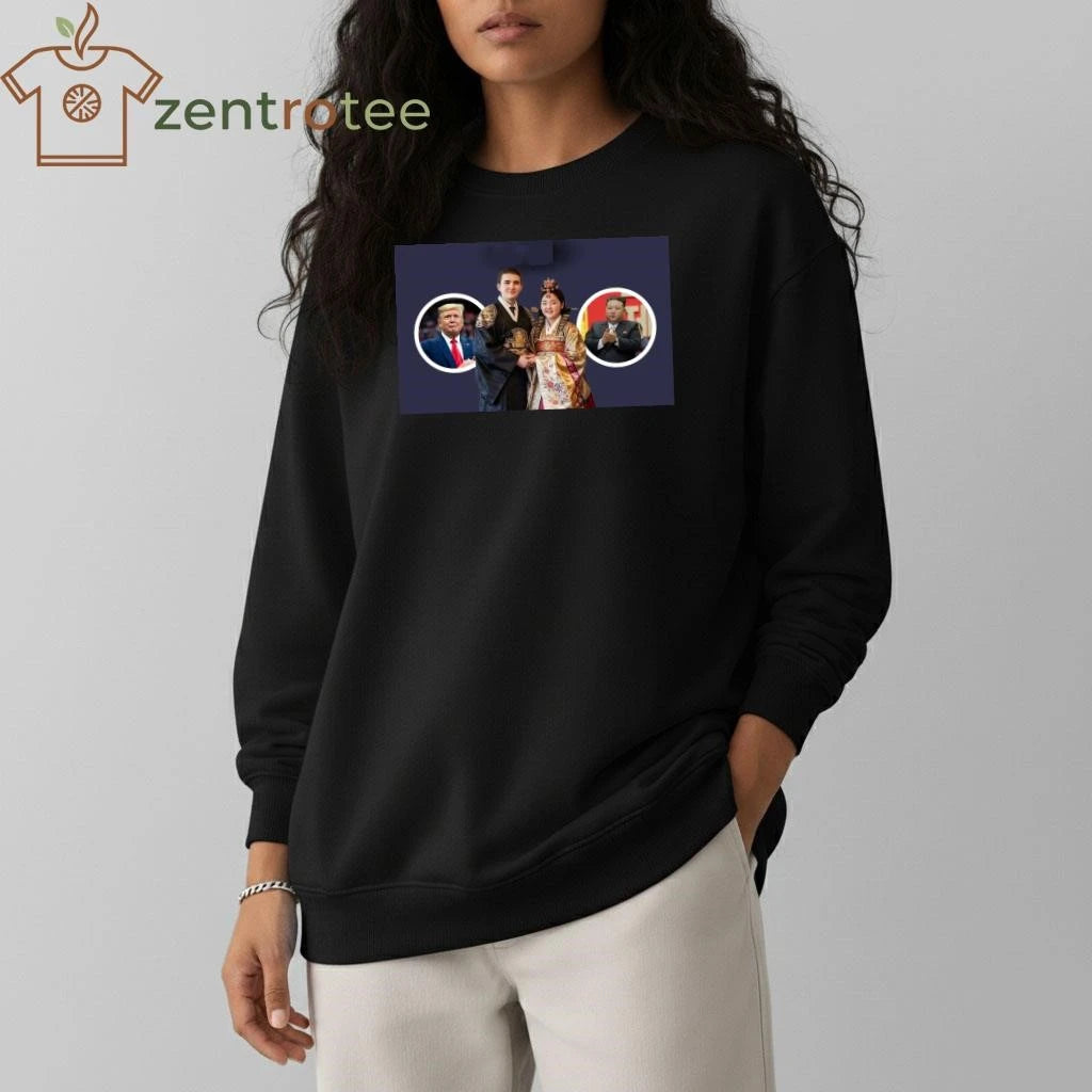 Official Barron Trump marriage Kim Ju Ae Donald Trump tee
